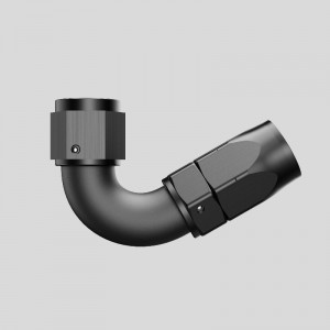 Hochleistungsfeuerer Fluss 120 Grad AN4 AN8 AN8 AN10 AN12 Cutter Style Drehschlauchenden Enden